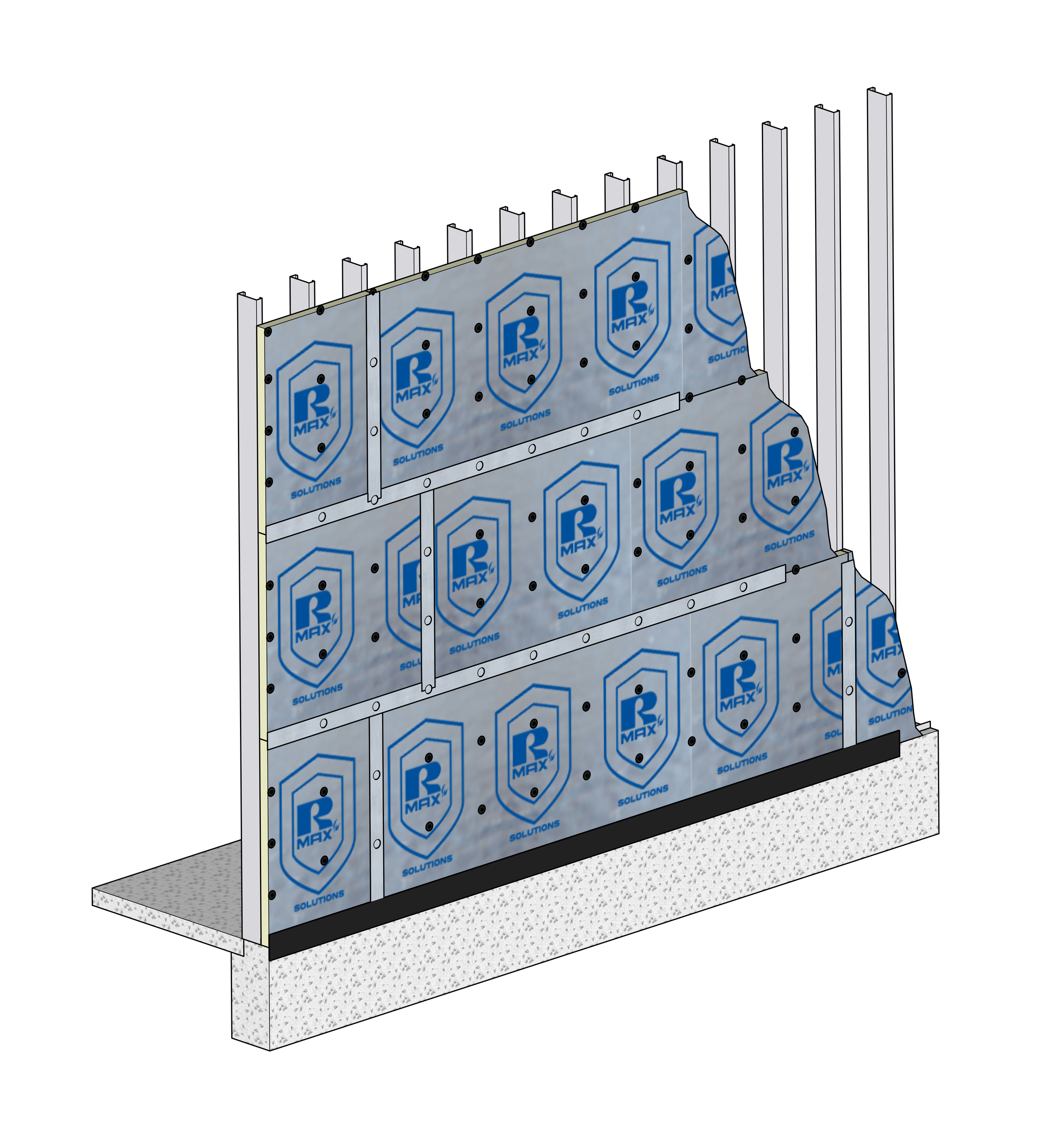 ECOMAXci® Wall Solution System | Rmax® Continuous Insulation & WRB